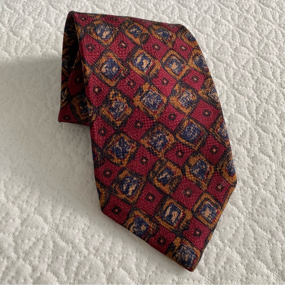 Buffalo Jackson Other - Jackson Miller 100% Silk Necktie Handmade in America Printed in Italy.